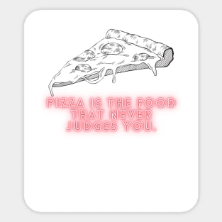 Pizza Love: Inspiring Quotes and Images to Indulge Your Passion 14 Sticker